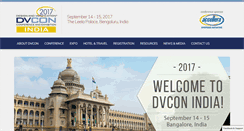 Desktop Screenshot of dvcon-india.org